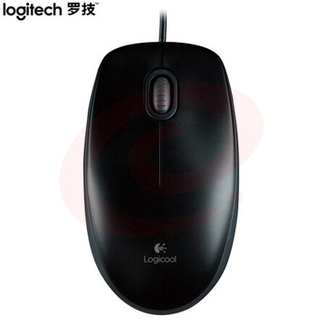 罗技(Logitech)M100r 鼠标 有线鼠标 办公鼠标 对称鼠标 大手鼠标 黑色 SKU：YDKJ07398