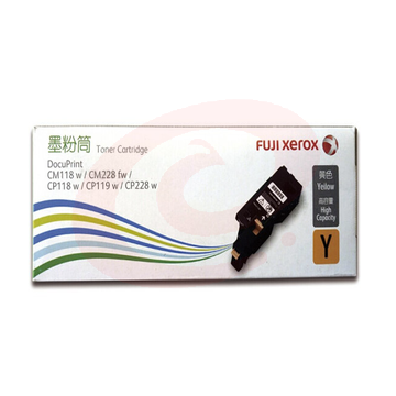 富士施乐(Fuji Xerox) CT202260原装黄色墨粉粉盒 适用CM118w CP118w CP119w CP228w 约1400页 SKU：YDKJ07445