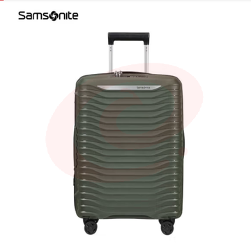 新秀丽（Samsonite）大波浪行李箱可拓展旅行箱拉杆箱环保材质KJ1*14001军20英寸 绿色、黑色 浅灰色、黄色可选