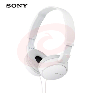 索尼（SONY）MDR-ZX110AP 头戴式 立体声耳机 白色/黑色