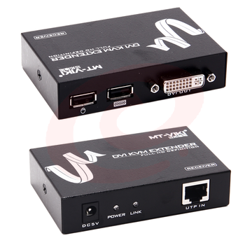 迈拓维矩MT-70DK kvm延长器网线转dvi70米rj45网络延伸传输信号放大