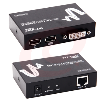 迈拓维矩MT-70DK kvm延长器网线转dvi70米rj45网络延伸传输信号放大 SKU：YDKJ08109