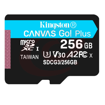 金士顿TF卡(Micro SD) 摄像头专用 高速存储内存卡 170M/S SDCG3/256GB SKU：YDKJ08181