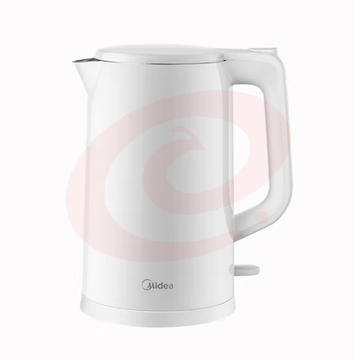 美的（Midea）电热水壶 家用烧水壶双层防烫开水壶 304不锈钢水壶  1.7L AEK1769