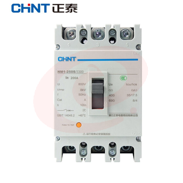 正泰（CHNT）NM1-250H/3300-200A 塑壳断路器 三相3P空气开关 过载短路保护器 货号：JC
