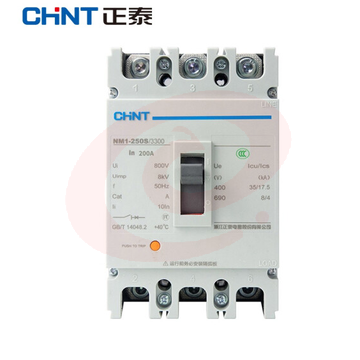 正泰（CHNT）NM1-250H/3300-200A 塑壳断路器 三相3P空气开关 过载短路保护器 货号：JC SKU：YDKJ08151