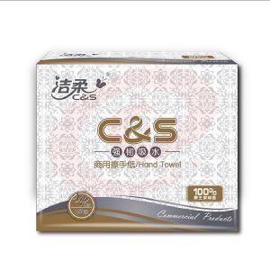 洁柔张擦手纸 JC002-02 1层*250张 三折 16包/箱 SKU：YDKJ08146