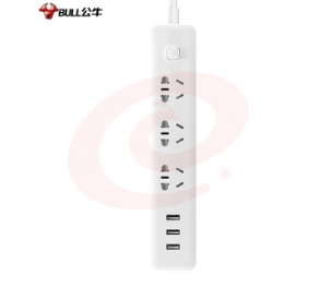 公牛（BULL） GN-B403U 智能USB新国标插座 3usb接口 3孔1.8米