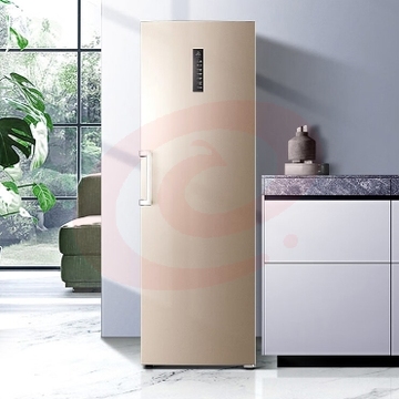 海尔（Haier）立式冰柜家用风冷无霜330升大容量全冷冻抽屉式侧开门单门办公室保鲜柜BD-330WEPTU1