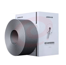 绿联（UGREEN）超五类网线【工程版0.5mm纯铜线芯】CAT5e非屏蔽箱线 工程布线305米 60547