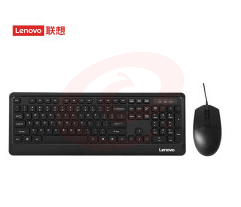 联想（Lenovo）键盘鼠标套装 KM618 USB接口 笔记本电脑台式机通用 键盘鼠标套装KM102升级