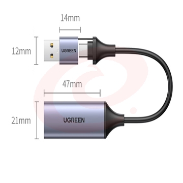 绿联 HDMI视频采集卡4K输入 适用Switch/PS5笔记本电脑手机相机抖音直播 USB/Type-C双输出录制盒1080P采集