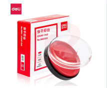 得力9863ES快干印台(红)(只)