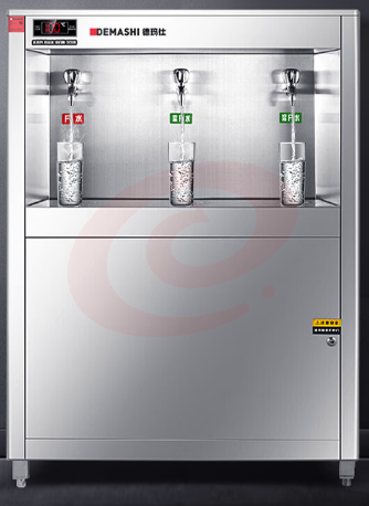 德玛仕 DEMASHI 直饮水机 学校专用开水器 商用学校烧水机 大型不锈钢 KS-27LG-3（柜式一开两温） SKU：YDKJ09234