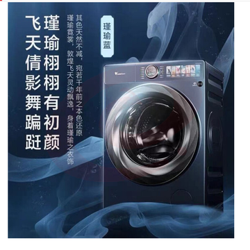 小天鹅(LittleSwan)蓝氧特渍净 10KG滚筒洗衣机全自动 纤薄自由嵌 旋瀑水流 智能家电 本色系列 TG100MS9ILZ