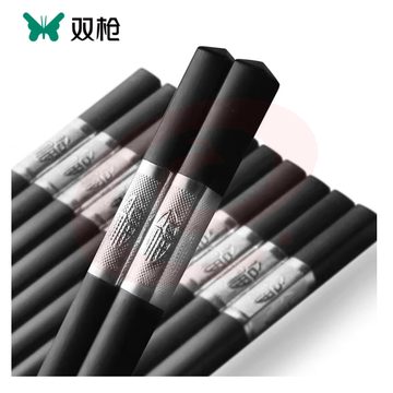 双枪（Suncha）银福吉祥合金筷 不锈不发霉家用合金筷子套装 10双装