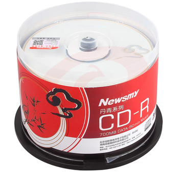 纽曼（Newsmy） 丹青系列 CD-R 52速700M 空白光盘 空白光盘/光碟/刻录盘 桶装50片 SKU：YDKJ09218