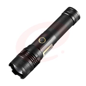 天火（SkyFire）超长续航手电筒 强光超亮变焦远射照明灯家用夜间出行便携手电应急灯巡逻电筒配充电线SF-049