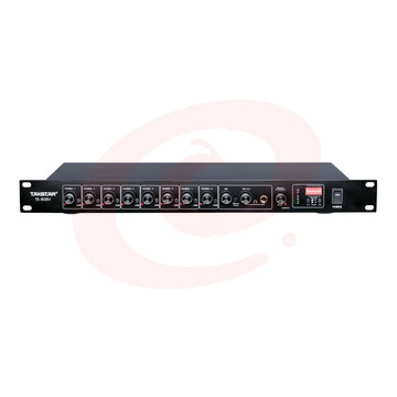 得胜（TAKSTAR）TS-808V 八路智能混音器 视频会议系统安装录播监控8路音频集线器 麦克风集线系统主机 SKU：YDKJ09393