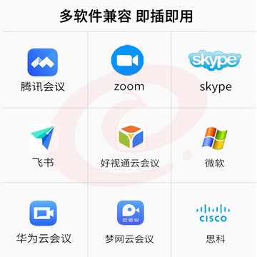 宝利通Polycom音频会议终端总裁电话机VoiceStationVS300 360°麦克风 降噪扬声器 音响 适合30㎡会议室