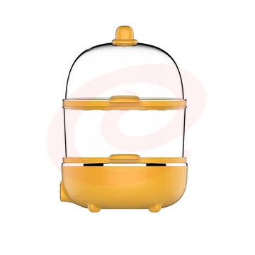 美的（Midea） ZG16E111煮蛋器 家用早餐 蛋羹多用电蒸锅 透明透窗 智能防干烧 一键启动