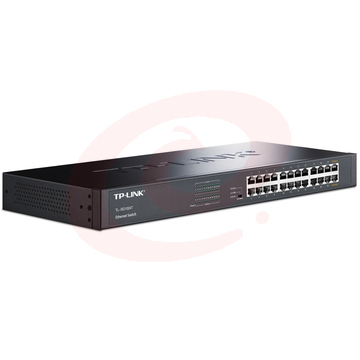 TP-LINK 24口全千兆交换机 非网管T系列机架式 企业级交换器 监控网络网线分线器 分流器 TL-SG1024T