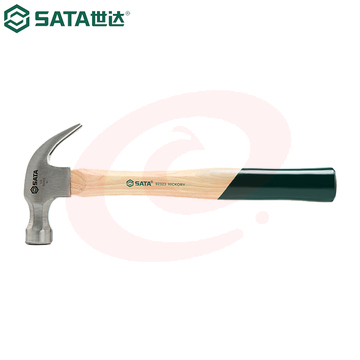 世达（SATA）92321-92324 92332 木柄羊角锤 羊角连体锤 家用锤子 92322(木柄羊角锤0.8磅)