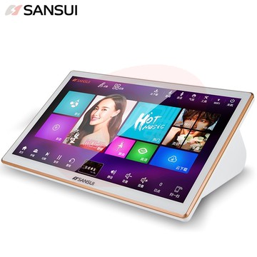 山水（SANSUI）C20 家庭ktv点歌机一体机 家用WIFI网络K歌智能语音点歌台 专业卡拉ok双系统高清触摸屏幕设备