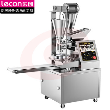 乐创（lecon）商用全自动包子机 双斗仿手工包包子 多功能包子一体机 LC-350【工程款一价无忧】