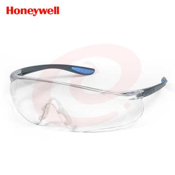 霍尼韦尔（Honeywell）护目镜 300110 S300A蓝款透明镜片防护眼镜 男女 防风沙防雾