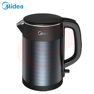 美的（Midea）美的（Midea）电热水壶 1.5L家用烧水壶双层防烫 304不锈钢无缝水壶HJ1511a SKU：YDKJ10356