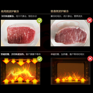 美的（Midea）微波炉商用17L大容量 大功率快捷加热一键解冻 饭店酒店便利店高铁餐饮智能菜单 EMB17G4V-SS