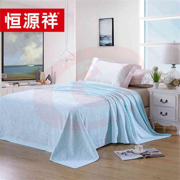 恒源祥 玫瑰提花全棉毛巾被HYX072MJ 180*220cm