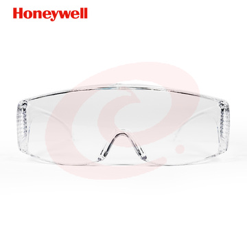 霍尼韦尔 Honeywell 防冲击护目镜骑行防飞溅透明透光防护镜 可带近视镜 防雾防飞沫轻便防护眼镜 平镜