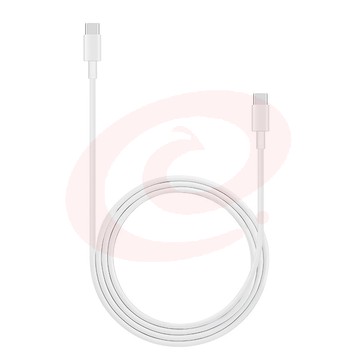 华为原装数据线 CP43 Type-C 转 Type-C 5A快速充电 1m 白色