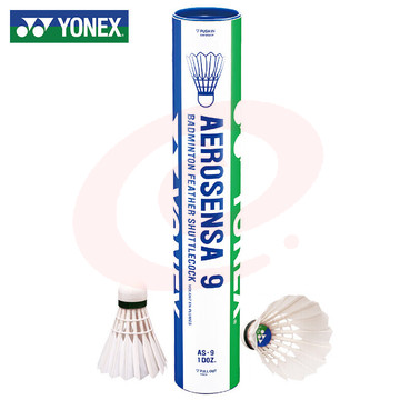 YONEX尤尼克斯羽毛球AS-9耐打王yy训练比赛鹅毛 12只装