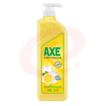 斧头牌(AXE)柠檬护肤洗洁精1.18kg*6 有效祛油 维E呵护不伤手 带泵 SKU：YDKJ10757