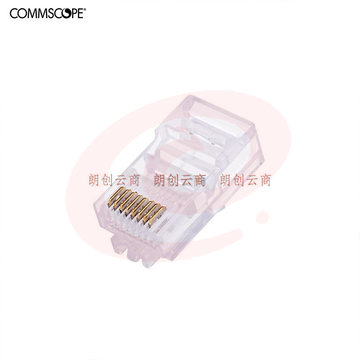 康普 AMP NETCONNECT 原装超五类网络水晶头 RJ45(100个一包）8-554720-3
