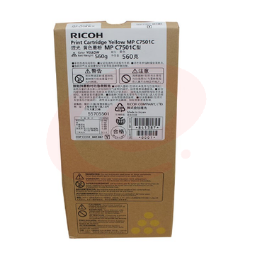 理光(RICOH)黄色碳粉  MPC7501C 适用MP C7501 SKU：YDKJ10910