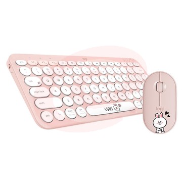 罗技(Logitech) LINE FRIENDS系列Pebble 无线蓝牙鼠标+K380蓝牙键盘 -可妮兔 (XTGM2023072113183213)