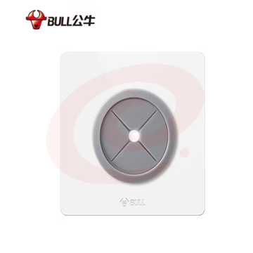 公牛(BULL)空白面板 G12系列 空白板带出线孔面板墙堵洞遮丑 G12B104 象牙白