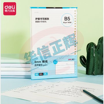 得力NB560-1活页替芯(横线)(本)HXZH06301532365378