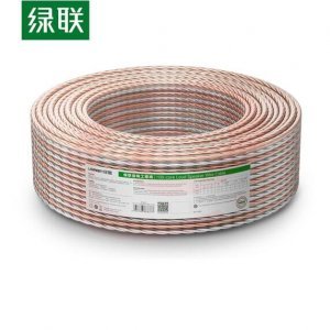 绿联 UGREEN AV159 音响线 80163 音频线音箱功放连接线 工程装修通用 1.0平方 100米