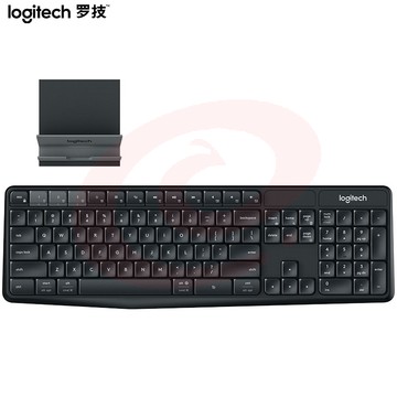 罗技(Logitech)K375s 键盘 无线蓝牙键盘  办公键盘 安静输入 优联 全尺寸多屏 黑色  (XTGM202307211318410) SKU：YDKJ11418