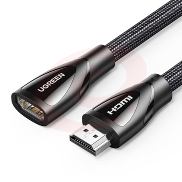 绿联 HDMI 延长线 公对母 8K数字高清线 3D视频线数据连接线 0.5米 连接器 60630 HD158  TJHX05221040135256