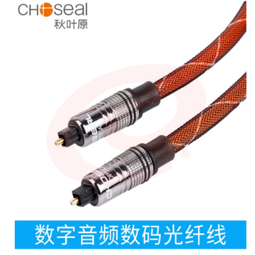 秋叶原 数据线类 5.1S 数字音频数码光纤线音频线 5.1声道电视音箱线功放连接线 褐色 8米 TJHX04261013244772