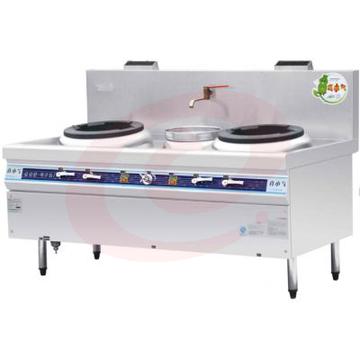 御丰 真小气双炒双温灶 带熄火保护 电子打火 2100*1000 180W*2/220V 货号：WY