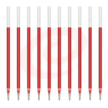 斑马牌（ZEBRA）中性笔芯（适用于JJ1/JJ4/JJ100）0.5mm啫喱笔替芯 水笔芯 C-RJAH5 红色 10支装 (zhyghf_23099067) SKU：YDKJ11775