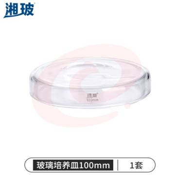 比克曼生物 湘玻 玻璃培养皿平皿加厚耐高温酸碱细菌细胞培养皿高硼硅实验室器皿 100mm 高硼硅料 (zhyghf_221721551)