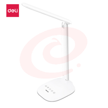 得力(deli) 4324 LED可充办公台灯  白色
